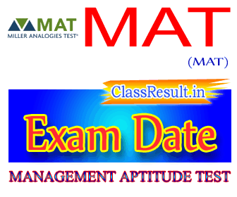 mat Exam Date 2022 class MBA Routine